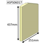 ASPS06017 Parkray Right Side Brick  |  Aspect 6 (Eco)